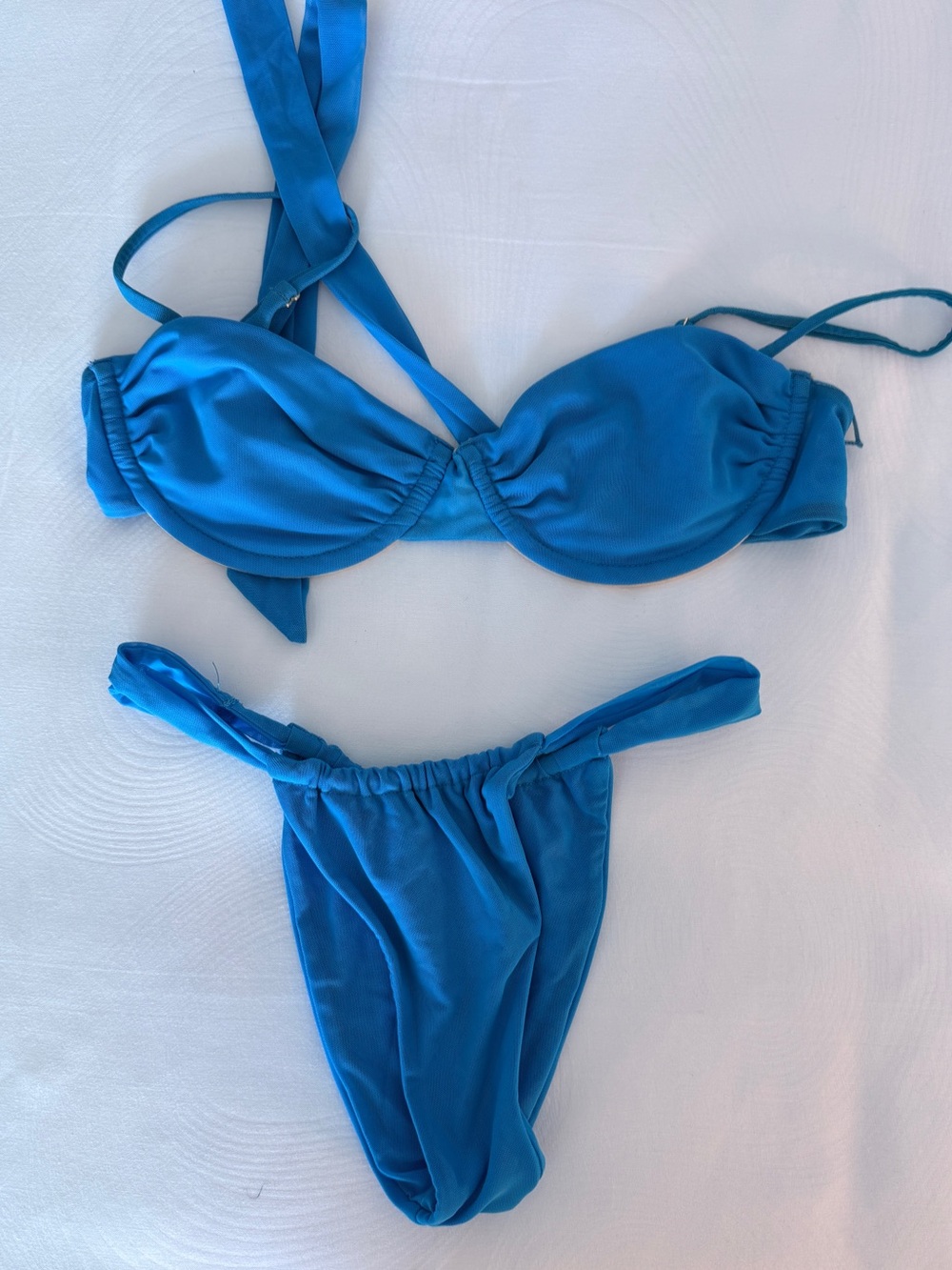 Blue Women's Bikini Set - Classic Two-Piece Swimwear